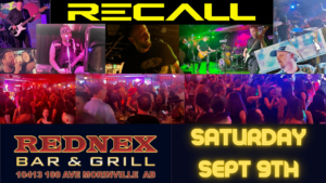 Edmonton Cover band Recall Playes Newcastle Pub